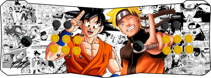 Fliperama portátil - Dragon Ball Z e Naruto