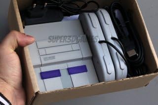 Mini Console Retro Super Nintendo com 130 mil jogos + 2 Controles Super 3D Games
