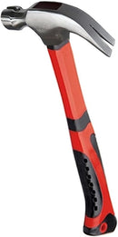 MTX Martelo de Unha Magnético, Cabeça de Aço 27 mm, Cabo de Fibra de Vidro Antiderrapante, 450 g, Ferramenta Profissional para Carpintaria e Construção