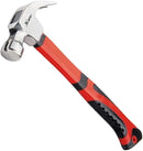 MTX Martelo de Unha Magnético, Cabeça de Aço 27 mm, Cabo de Fibra de Vidro Antiderrapante, 450 g, Ferramenta Profissional para Carpintaria e Construção