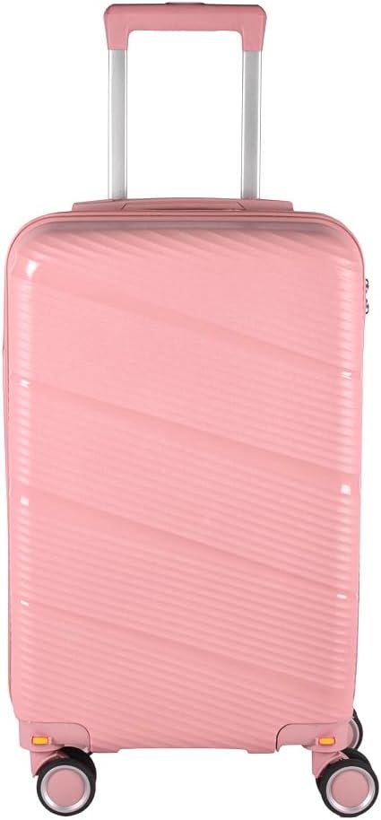 onjunto 3 Malas Polipropileno Inquebrável 32KG + 23KG + 10KG Dubai (Rose Dubai)