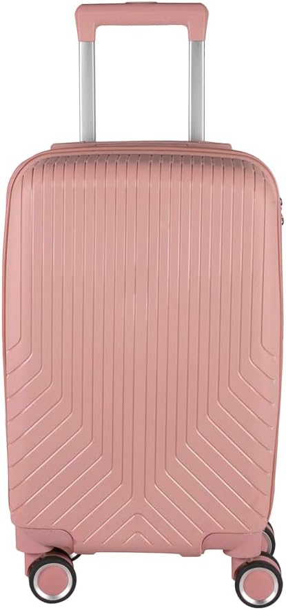 Cj Malas Polipropileno 3 Peças P, M, G Rodas 360 - Canadá (Rose)