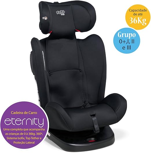 Cadeira de Carro Infantil 0 a 36Kg Eternity 360º Maxi Baby (Cinza)