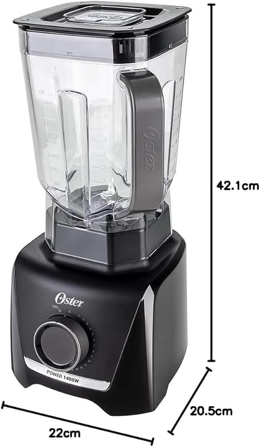 Liquidificador 1400 Full Oster Preto 3,2L