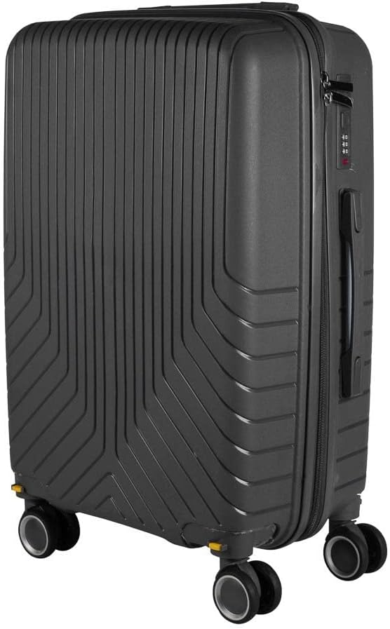 Cj Malas Polipropileno 3 Peças P, M, G Rodas 360 - Canadá (Grafite)