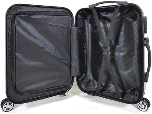 Mala de Bordo ABS 4 Rodas Adventure Fortt Preto - MAB01-PT