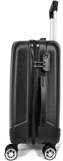 Mala de Bordo ABS 4 Rodas Adventure Fortt Preto - MAB01-PT