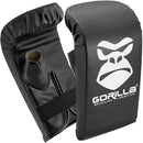 Saco Pancada Boxe120 Cm + Luva Bate Saco Muay thai Treino Luta Cor Preto Equipamento Luta Gorilla