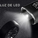Calibrador Compressor Bomba De Ar Portátil Digital com Lanterna LED para Encher Pneus de Carro, Moto, Bike, Bicicleta, Bola e Piscina Inflável