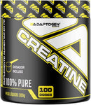 Tasty Whey 3W Sabor Doce de Leite 900g + Creatina 300g + Panic (Pré-Treino) Sabor Uva 300g - Adaptogen + Coqueteleira 600ml - X3 Suplementos