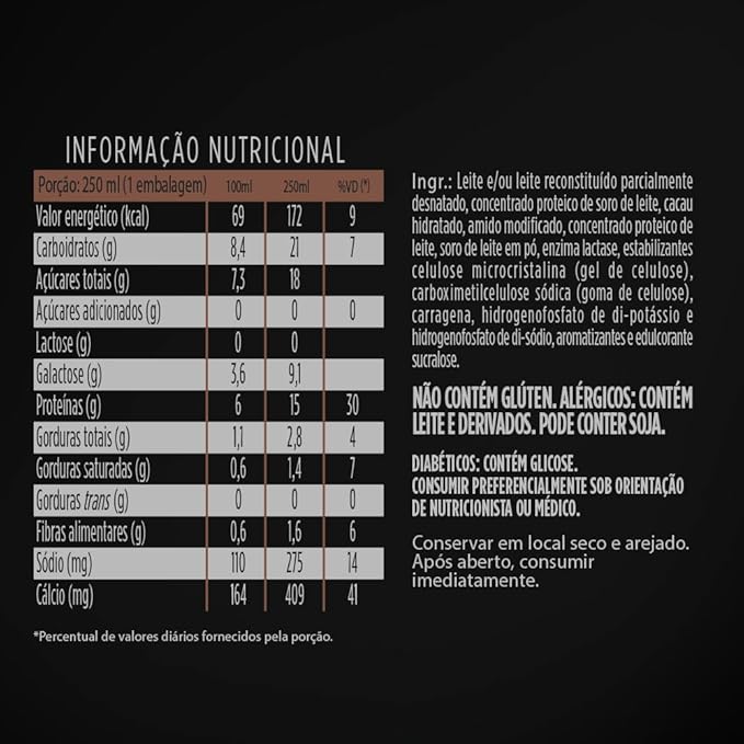 YoPRO Bebida Láctea UHT Chocolate 15g de proteínas 250ml - 12 unidades