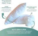 Kit 2 Travesseiros TRP Imports Select Luxo Fibras Importada E Antialérgica
