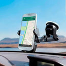 Suporte Veicular Universal Premium para Celular e GPS – Ventosa Ultra Forte com Trava Automática e Antivibração – Fixação no Painel ou Vidro – Ideal para Waze e Uber