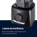 Liquidificador 1400 Full Oster Preto 3,2L