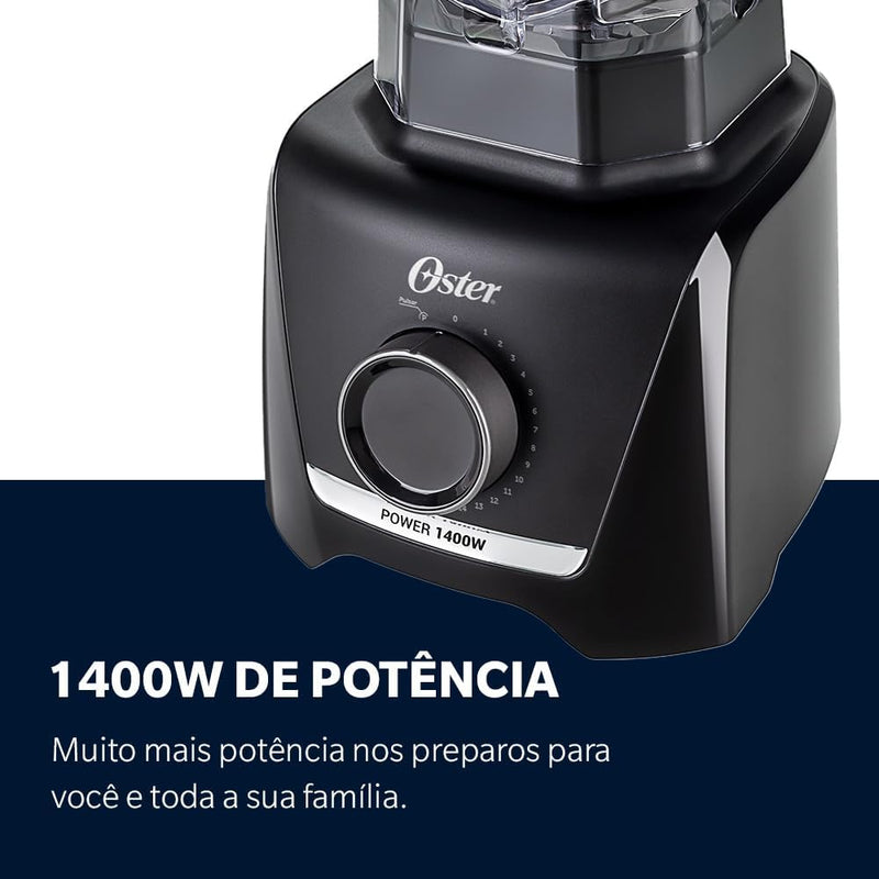 Liquidificador 1400 Full Oster Preto 3,2L