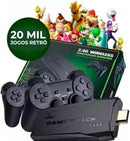 Vídeo Game Retrô Game Stick Lite 4k Hdmi 64gb 20.000 Mil Jogos Com 2 Controles Sem Fio