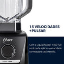 Liquidificador 1400 Full Oster Preto 3,2L