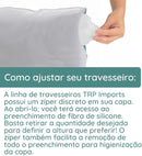 Kit 2 Travesseiros TRP Imports Select Luxo Fibras Importada E Antialérgica
