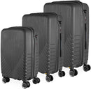 Cj Malas Polipropileno 3 Peças P, M, G Rodas 360 - Canadá (Grafite)