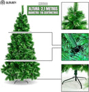 Árvore De Natal Pompom Verde Mesclada Luxo Grande Cheia Premium 2,10m 577 Galhos LuvinCo
