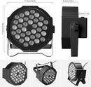 Luzes de palco com 36 LEDs par, U'King Par Lights Uplights Indoor para festas de Natal Discoteca Controle Remoto de Casamento, Luzes de Festa Ativadas por Som DMX (4 Pacotes)