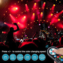 Luzes de palco com 36 LEDs par, U'King Par Lights Uplights Indoor para festas de Natal Discoteca Controle Remoto de Casamento, Luzes de Festa Ativadas por Som DMX (4 Pacotes)