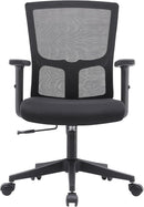 Cadeira Diretor Ergonômica Grid Preta - Encosto em Tela Mesh, Apoio Lombar, Altura Ajustável