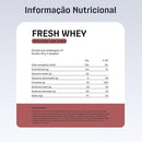 Fresh Whey Protein - Chocolate e Avelã 900g - 20g de Proteínas por Porção - Suplementos Naturais, Suplementação Treino Academia, Ganho Muscular Hipertrofia - DUX HUMAN HEALTH