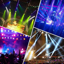 Luzes de palco com 36 LEDs par, U'King Par Lights Uplights Indoor para festas de Natal Discoteca Controle Remoto de Casamento, Luzes de Festa Ativadas por Som DMX (4 Pacotes)