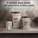 Fresh Whey Protein - Chocolate e Avelã 900g - 20g de Proteínas por Porção - Suplementos Naturais, Suplementação Treino Academia, Ganho Muscular Hipertrofia - DUX HUMAN HEALTH